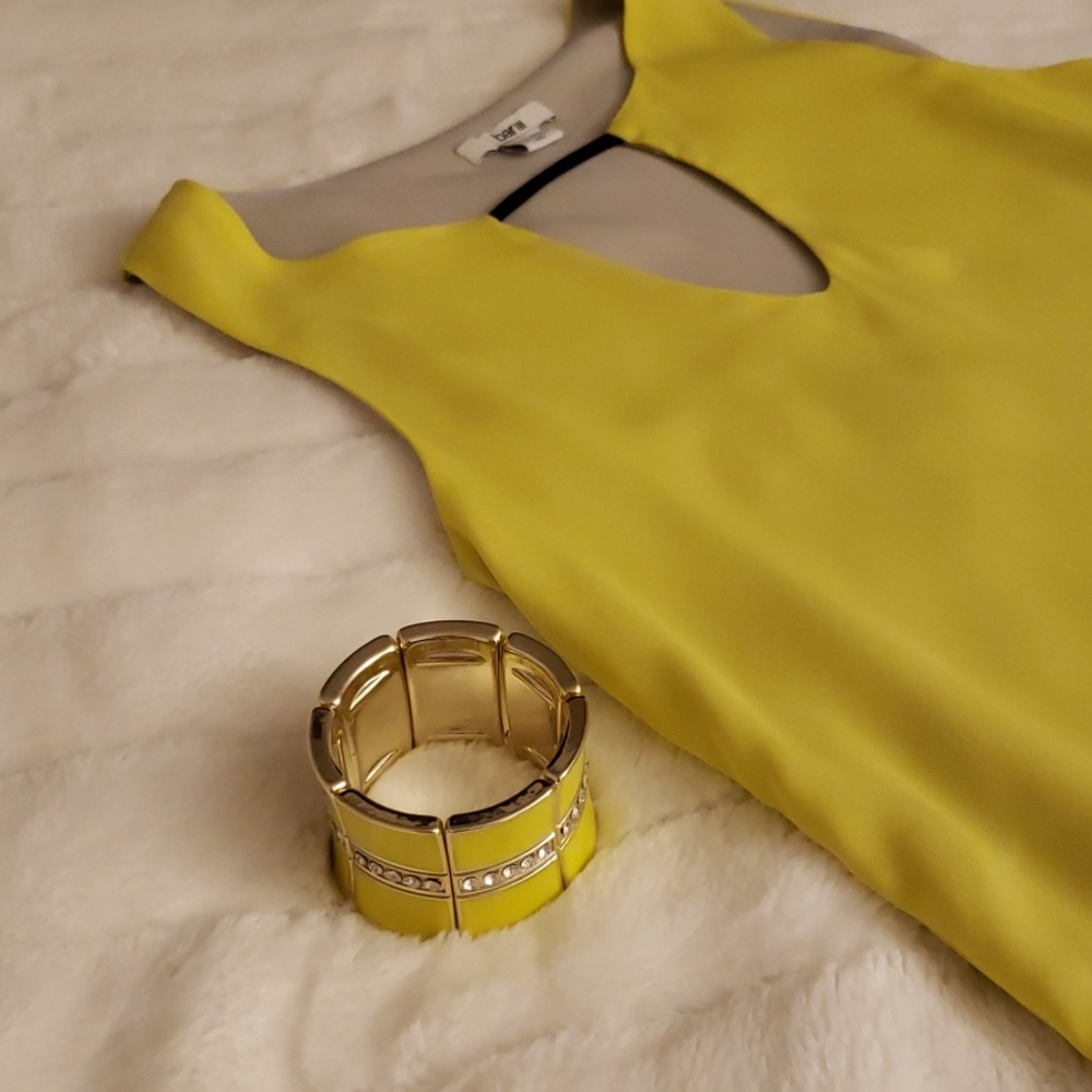 Yellow Cuff/Bracelet